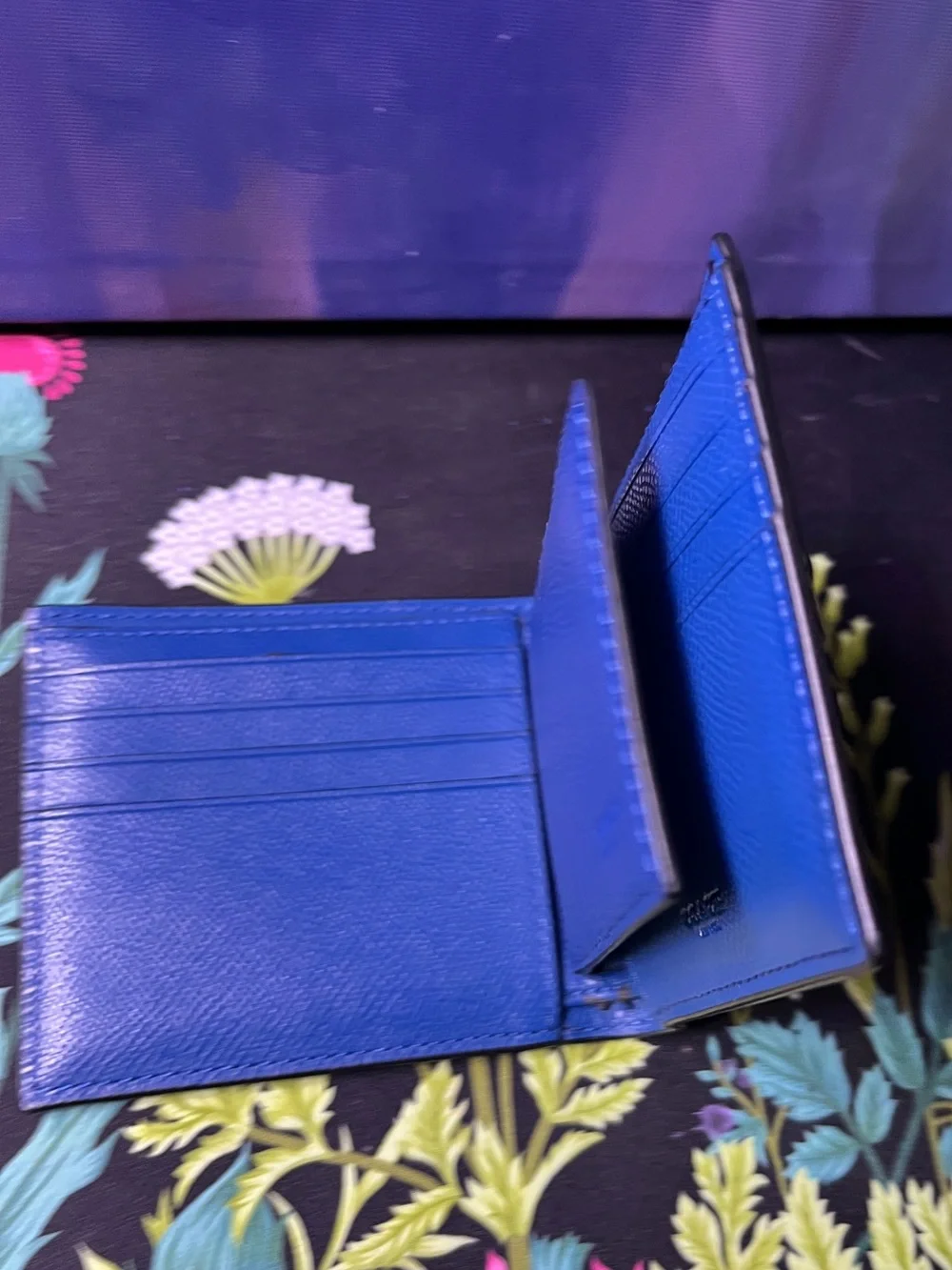 Coach Sport Blue 3 in 1 Bifold Wallet